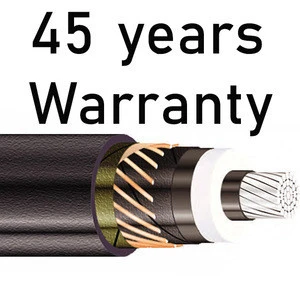 45 years warranty, 35-1000 sq mm, XLPE Best price outdoor types 20 kV single core electrical power cable