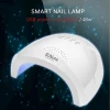 48W UV LED Nail Lamp Nail Dryer Gel Nail Polish with Bottom LCD display