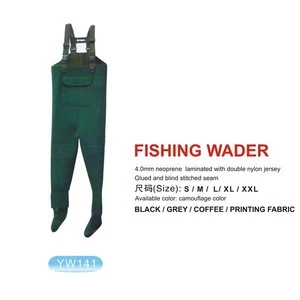 4MM fishing wader camo