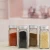 Import 4oz Square Glass Spice Storage Container Seasoning Bottles Spice Glass Jar with Shaker from China