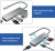 Import 5 in 1 USB C Hub with AV HD MI, USB3.0, TF, SD Card Slots for Macbook Pro, Google Chromebook Pixel, Samsung S8 and more from China