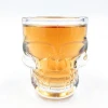 50ml premium hot sale popular tequila brandy whiskey skull shot glass