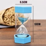 5/10/15/20/30Min Colorful Hourglass Sandglass Sand Clock Timers Liquid Visual Movement Timer Home Decor For Count Down Time
