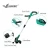 Import 550W AC Electric Grass Trimmer Hand Cleaner Grass Cutter Machine Line Trimmer Ajustable Shaft Rotation Tube Garden Tool from China
