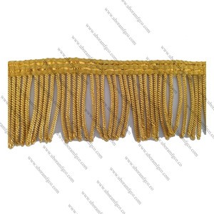 5CM bullion fringe trims and tassel for decoration, metal wire bullion fringe
