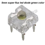 5mm 60 degree epistar chip red super flux led