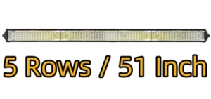 5rows 51inch Work Light Bar for Jeep Boat Spotflood Combo Beam