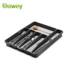 6 Compartments Cutlery Cabinet Storage Organizer Cutlery Tray With Soft-grip Lining and Non-slip Feet