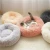Import 60cm Medium Size Faux Fur Pet Plush Donut Cuddler Round Pet Bed for Dogs and Cats from China