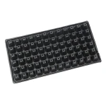 72 108 128 200 Holes Flat Plastic PVC PS Seed Tray High Quality Plug Tray Nursery Grow Box plastic seed tray