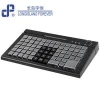 78 keys usb fully programmable keyboard with magnetic card reader for pos system