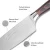 Import 7Cr17Mov chef knife 8 inch damascus laser steel japanese kitchen knife set with color wood handle from China