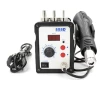 858D+ 220V Hot Air Gun 700W ESD Soldering Station LED Digital Heat Gun Desoldering Solder Station Upgrade From 858D Air Nozzles