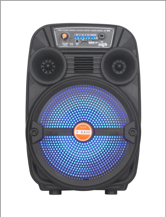 8inch wireless bt  karaoke portable speaker