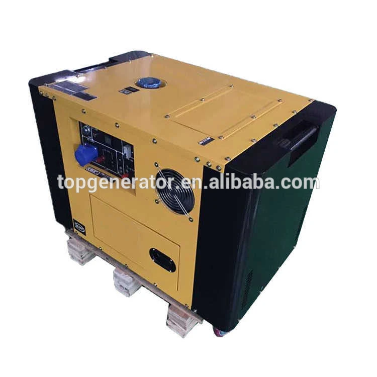 8KW Efficient  Air cooled High efficiency super silent type portable diesel generators with CE/ISO9001 approved