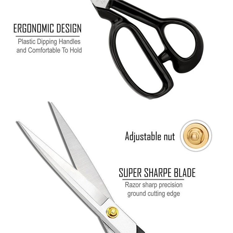 8&#x27;&quot;-12&quot; Dressmaker fabric Shears Professional Industrial Series Shears for Fabric, Tailoring