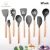 Import 9pcs Silicone Cooking Utensils Set With Wood Handle Cookware Set For Kitchen from China