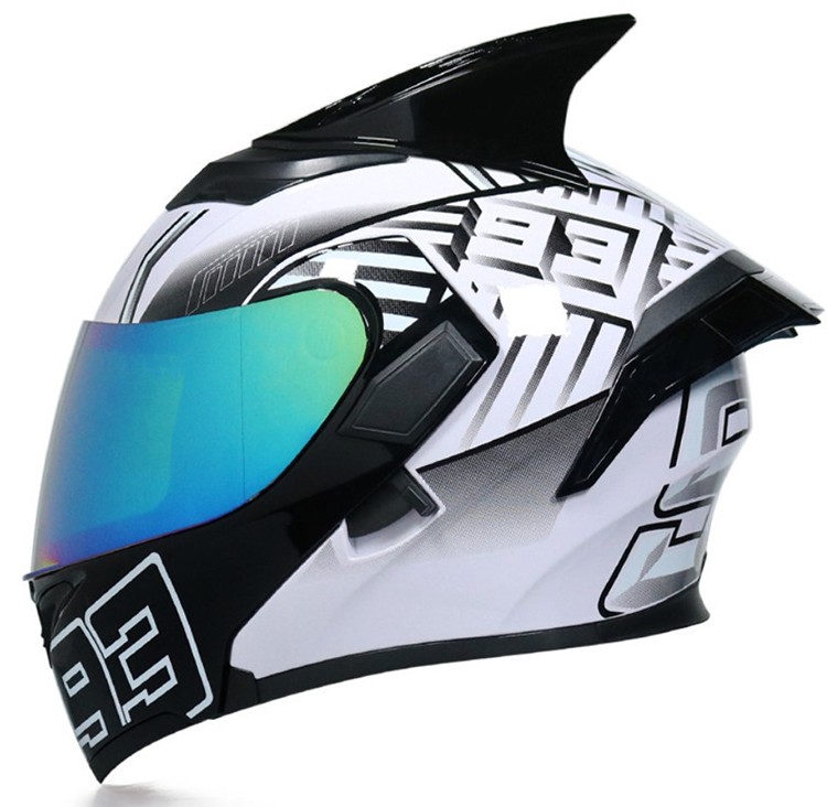 A-class cheap full face motorcycle helmet for jiekai with horn