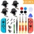 Import A Hot thumb grips with screwdriver Set console joystick repairs kit tools parts repair For nintendo switch from China