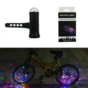 AAA Battery Colorful Disco Style Led Wheel Light for Bike Lamp Bicycle Accessories Lights