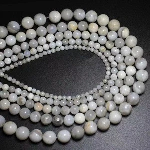AAA+ Wholesale White Crazy Agat  Natural Stone Beads For Jewelry Making Stone DIY Bracelet Necklace 4mm 6mm 8mm 10mm 12mm 15&#39;&#39;