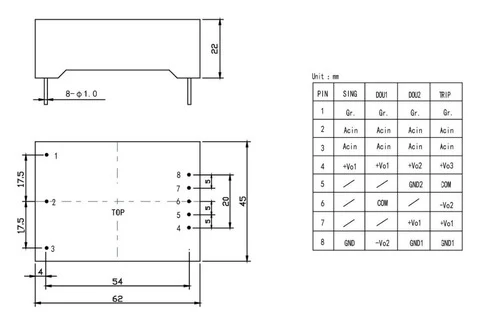 Dual Line Power Module Buy Ac Dc Dual Output Module Power Supply 5v 24v Output from Nanjing ...