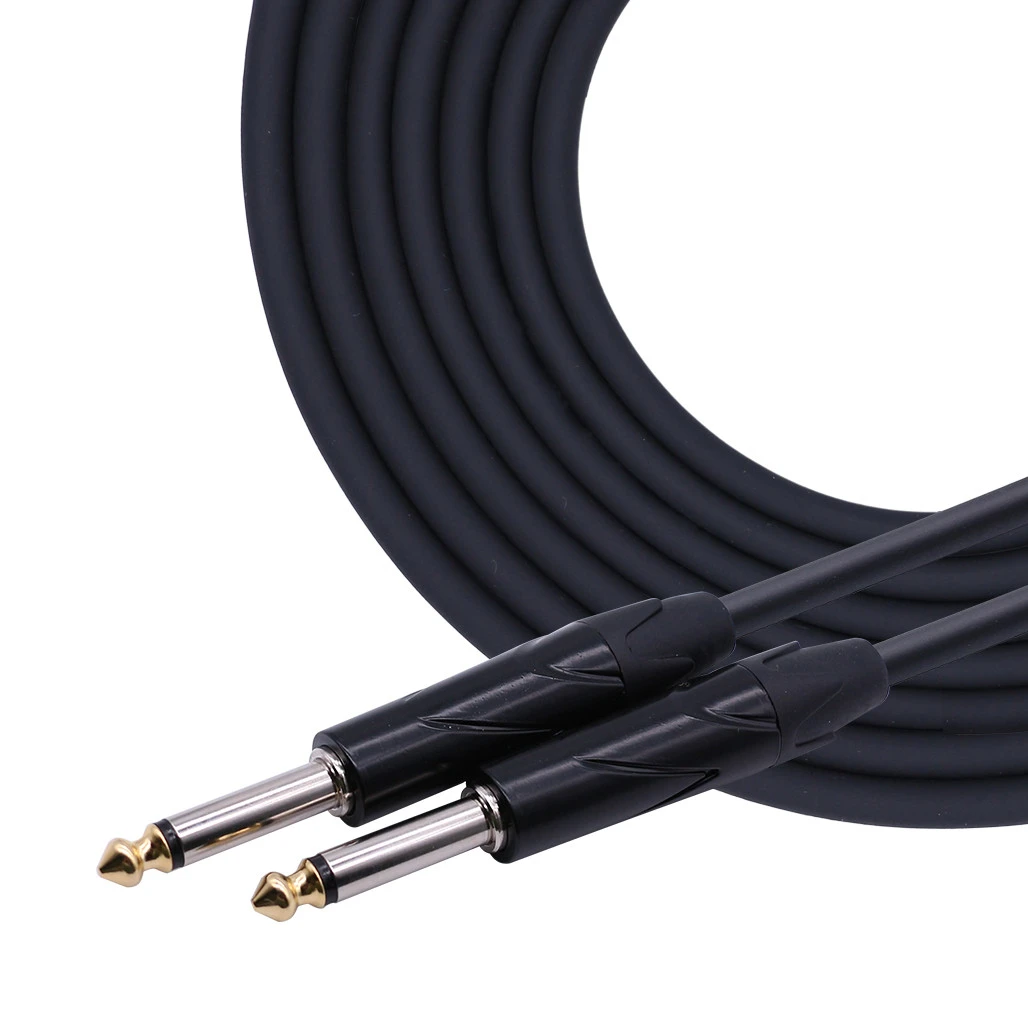 Accuracy Pro Audio IC352-10FT New Design Low Noise 3m 10 Feet Plug 1/4&#x27;&#x27; To 1/4&#x27;&#x27; OFC Instrument Electric 6.0mm Guitar Cable