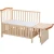 Import Adult size wooden baby furniture/good quality solid pine wood baby crib bed from China