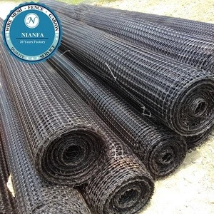 Africa hot sale construction fiberglass geogrid for road
