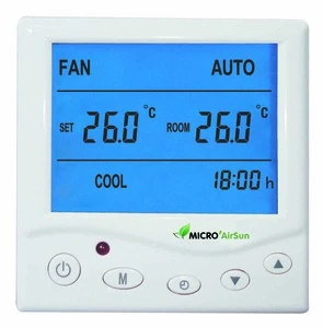 Air conditioner thermostat Smart HVAC Modbus Thermostat Motorized Valve Thermostat
