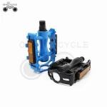 All aluminum alloy colorful wide bicycle pedals