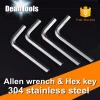 Alloy/Stainless steel/ chrome vanadium Customized extra long allen ring hex keys wrench 3/16&quot;, 3&quot; - 3 1/2&quot; in length