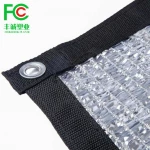 Aluminum foil greenhouse cooling shade screen silver shade mesh