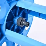 Aluminum Portable Garden Hose Reel Holder Outdoor Water Planting Cart Water Pipe Storage Rack