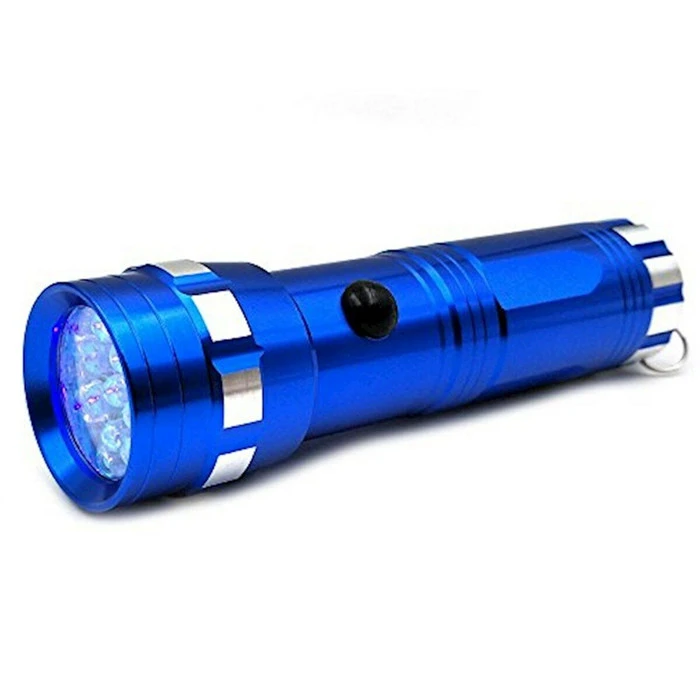 Aluminum Portable UV Flashlight Ultra Bright Handheld Scorpion Detection Blacklight 14 LED UV Torch light