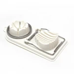 Amazon Hot Sell 2-in-1 Stainless Steel Egg Slicer