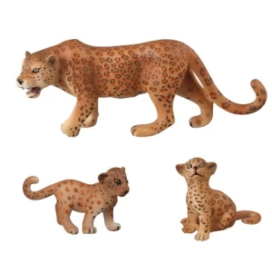 Amazon Hot Selling Animal Toys Model Figure Leopard Toy