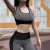 Import Amazon new women&#39;s open back slim seamless Fitness set logo sports bra and leggings yoga set pro from China