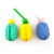 Amazon Top Seller Pineapple Shape Silicone Purse Cartoon Coin Purse Wallet Bag with Zipper Wholesale