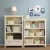 Import American style children&#39;s bookcase shelf rack white floor storage cabinet solid wood from China