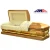 Import ANA funeral manufacturer American Style  pink Velvet lining Solid Bronze funeral casket from China