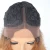 Import Anogol Kinky Curly Futura Fiber Lace Front Wig Brown Dark Root Synthetic Wigs With Middle Part from China