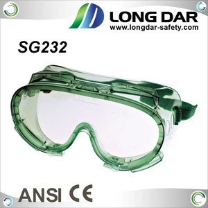 ANSI Z87.1 CE EN166F approval Anti Scratch Anti Mist Protective Safety Goggle