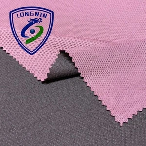 anti-bacterial 50%bamboo carbon 50%Zinc ION polyester mesh function fabric for sportswear