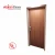Import ASICO UL Listed Commercial Apartment Fire Rated Fire Proof Solid Wood Flush Interior Door With Certificate from China