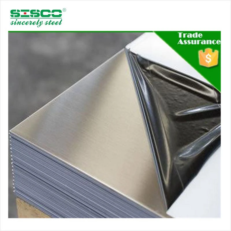 ASTM AISI 201 304 2B BA 8K mirror polished surface with laser cutting film protection cold rolled stainless steel sheet