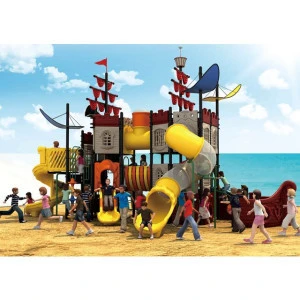 Attractive commercial playground equipment outdoor kids pirate ship playground