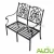 Import Audu Cast Aluminium Outdoor Patio Garden Bench from China