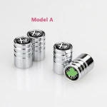 Auto Spare Parts Chrome Color Silver Wheel Valve Stem Caps For Cars Tires
