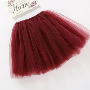 B13160A summer girls fashion mesh princess tutu skirts